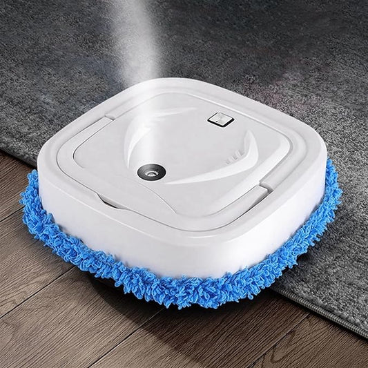 Cordless sweeping robot gliding under a sofa to reach dust and pet hair