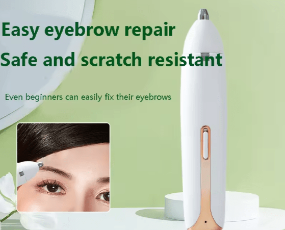 Compact facial trimmer sized to fit a handbag