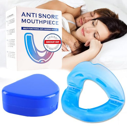 Anti-snore mouthpiece comfort sleep aid device for quieter nights