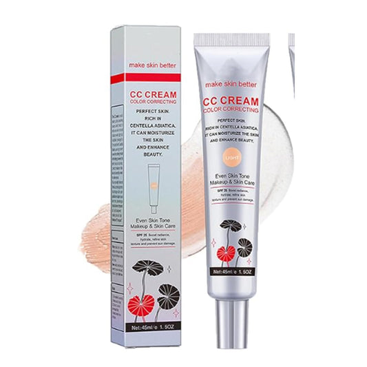 CC Cream SPF 25 tinted sun protection face cream tube