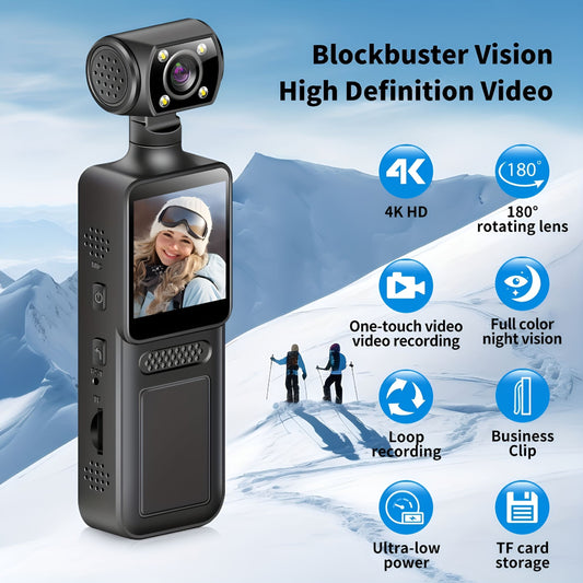 3-axis gimbal stabilizer with mini HD camera for smooth video