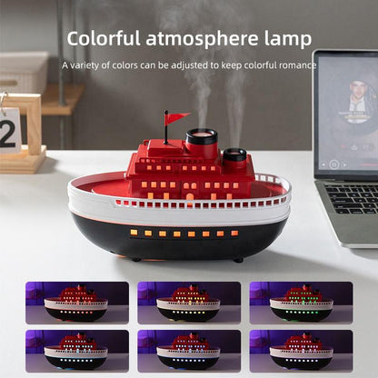 Electric aroma diffuser humidifier with colour-changing light for bedroom fragrance
