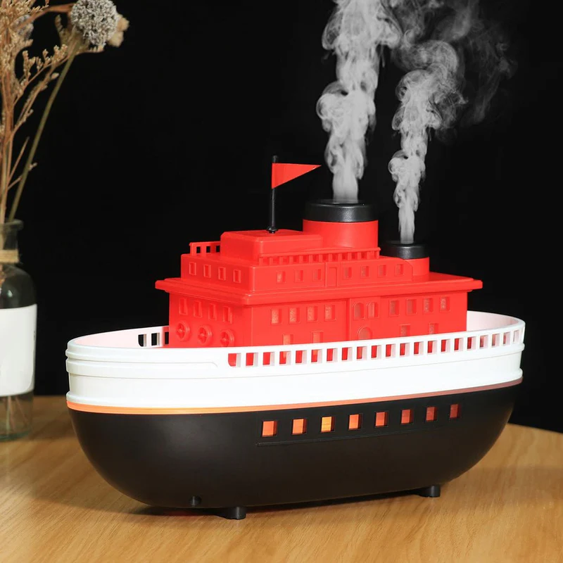 Boat Aroma Diffuser - Electric Essential Oil and Bakhoor Air Freshener