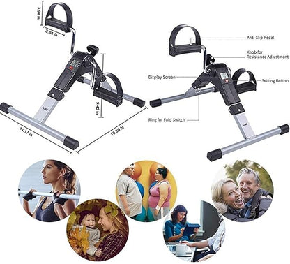 Pedal exerciser foldable design