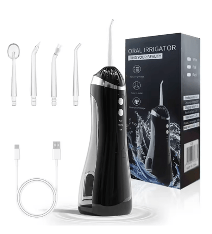 Water flosser with three cleaning modes: pulse, normal and soft