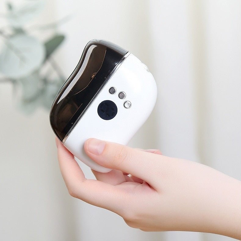 Electric callus remover shown in five colour options
