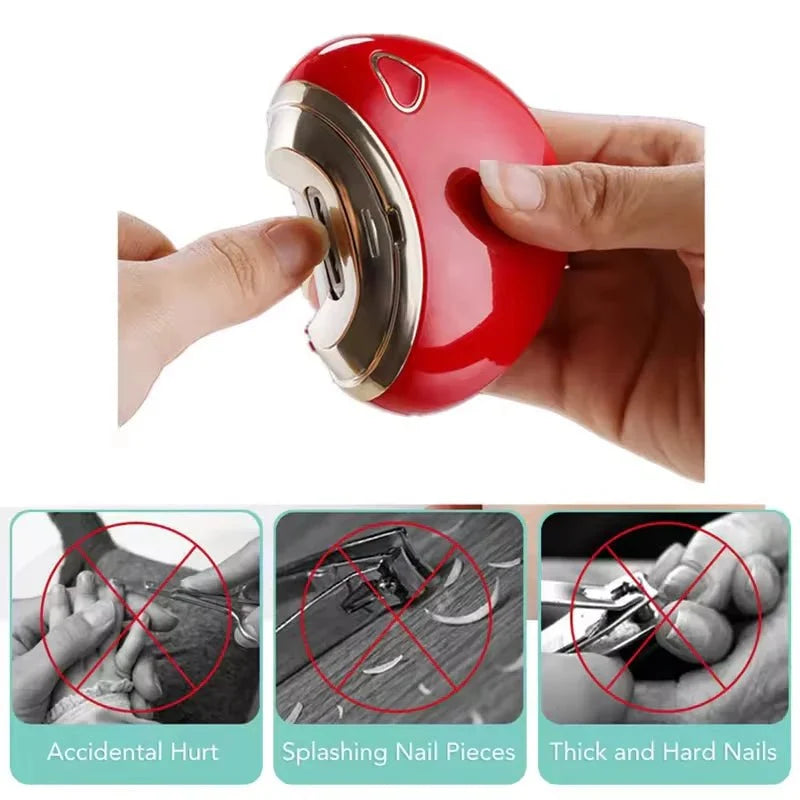 Electric nail clipper features