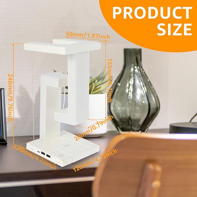Tensegrity desk lamp package contents and assembly parts